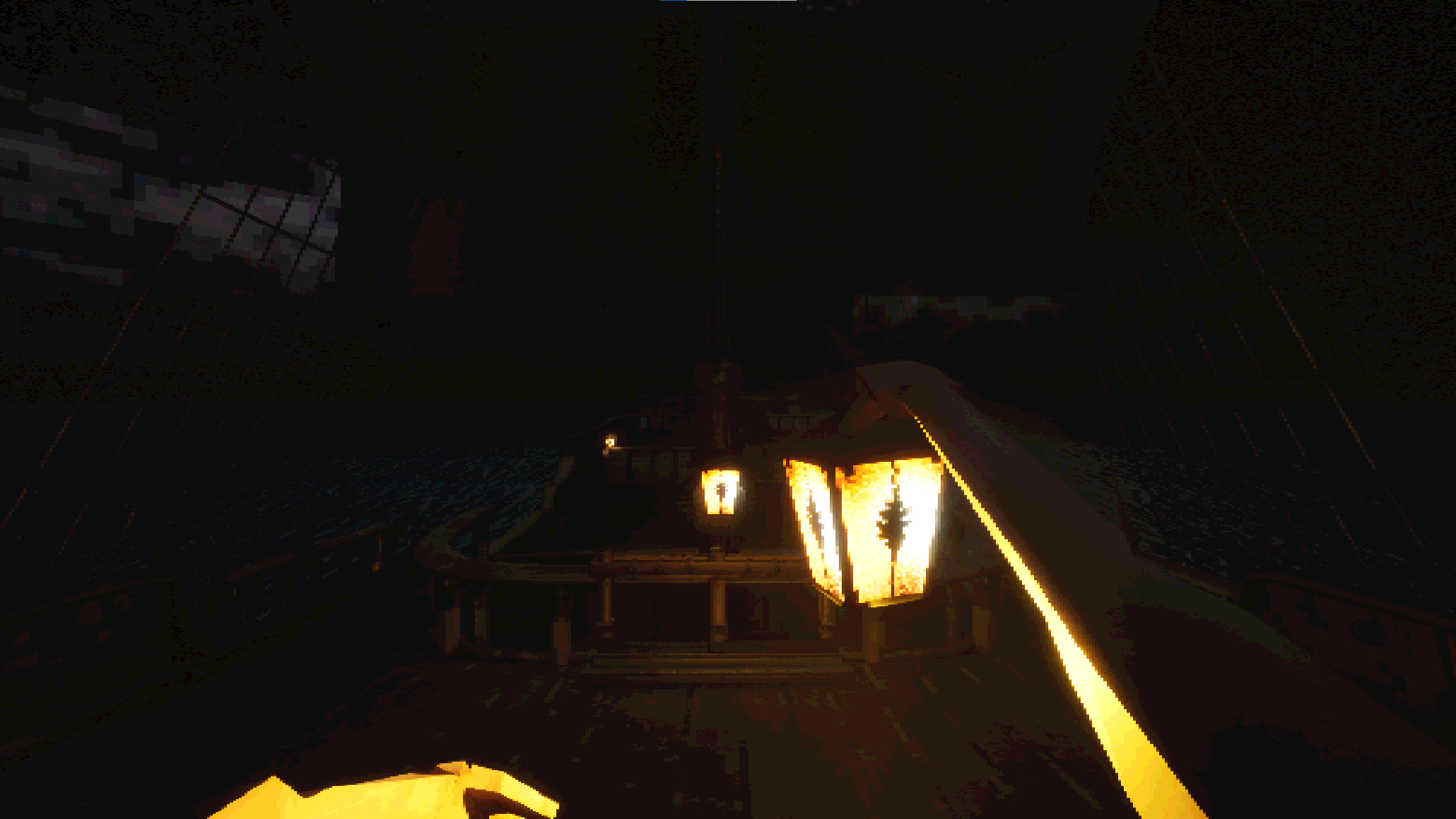 The Captain's Pyre — night scene